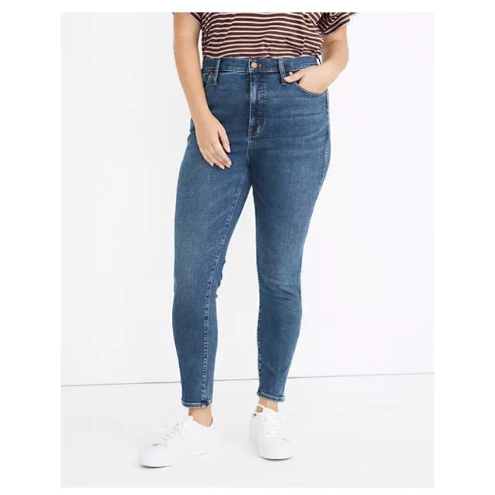 Madewell 36 Jeans 10" High-Rise Skinny Tencel Denim Wendover Wash MA616 Size 29
